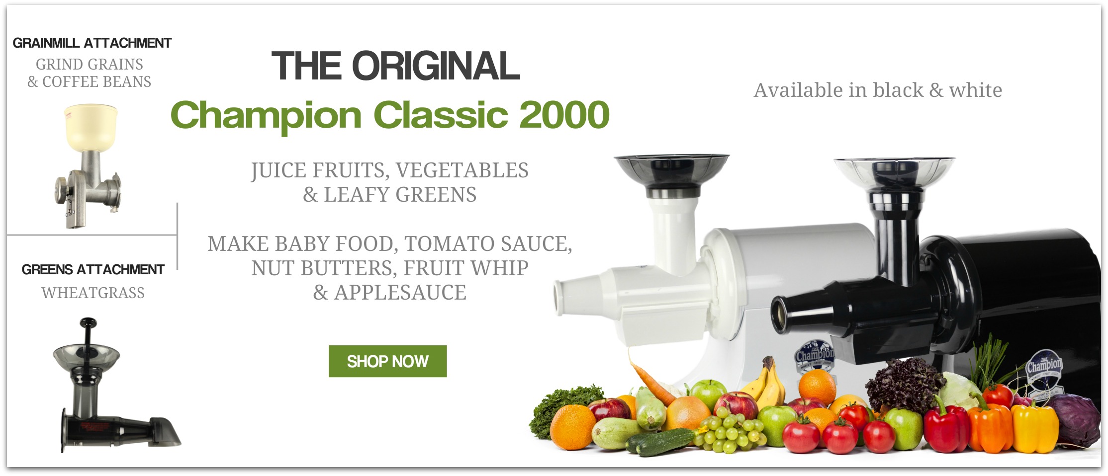 Grain Mill Juicer Champion 2000 Champion 2000 Household Juicer